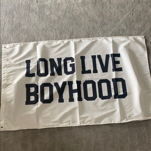 Long Live Boyhood Wall Banner/Flag